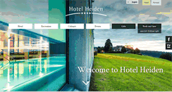 Desktop Screenshot of hotelheiden.ch